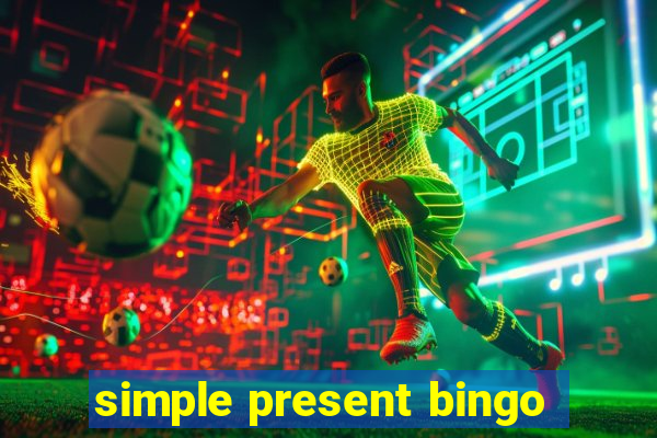 simple present bingo