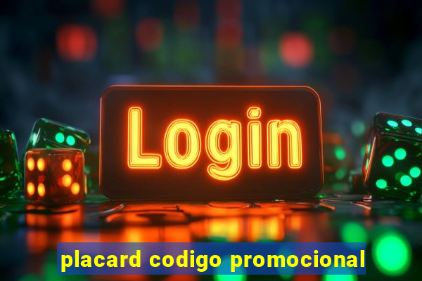 placard codigo promocional