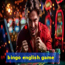 bingo english game