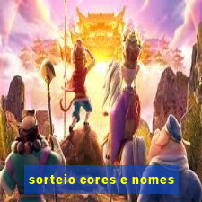 sorteio cores e nomes