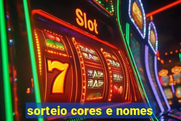 sorteio cores e nomes