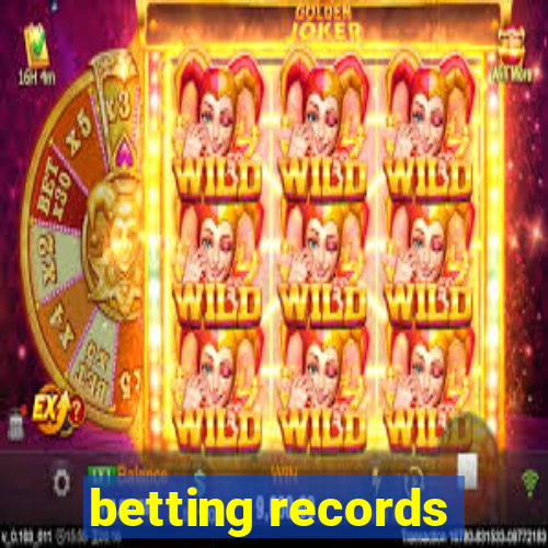 betting records