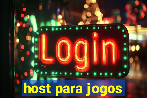 host para jogos