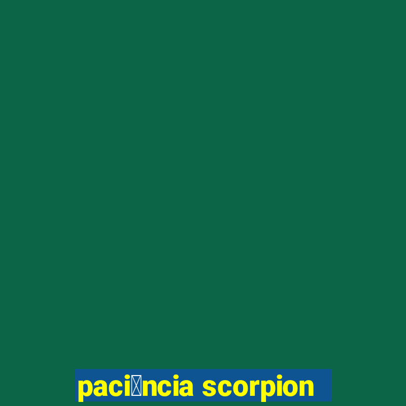 paci锚ncia scorpion