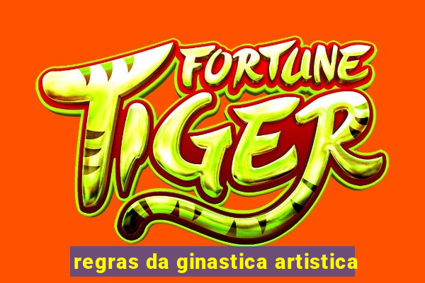 regras da ginastica artistica