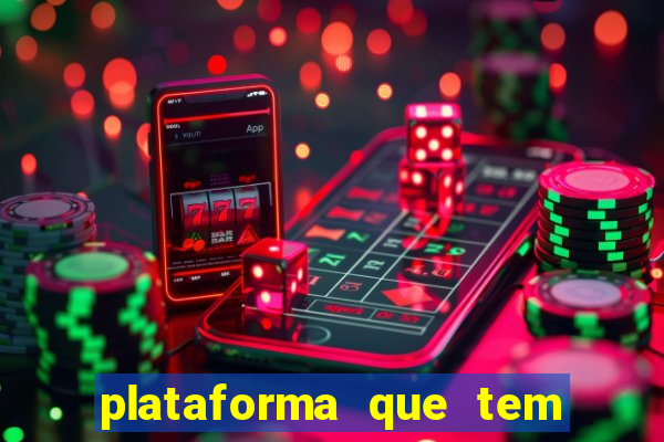 plataforma que tem o fortune tiger