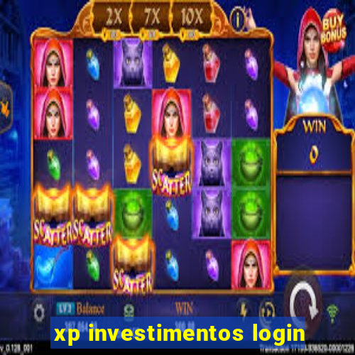 xp investimentos login