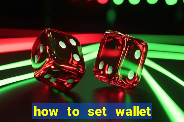 how to set wallet password in bingo plus