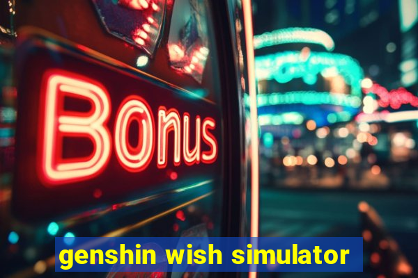 genshin wish simulator