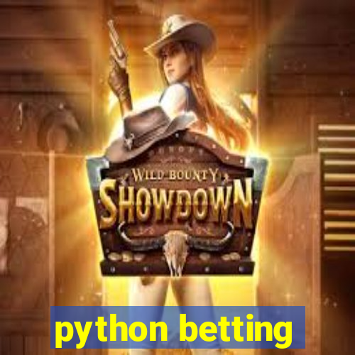 python betting