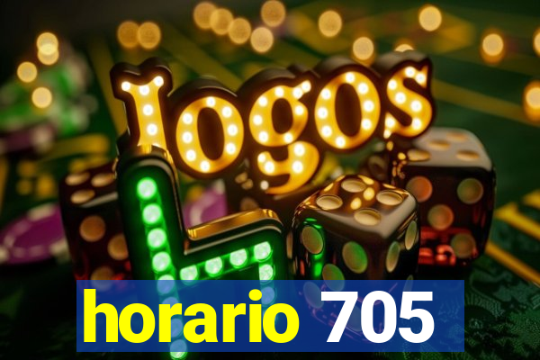 horario 705