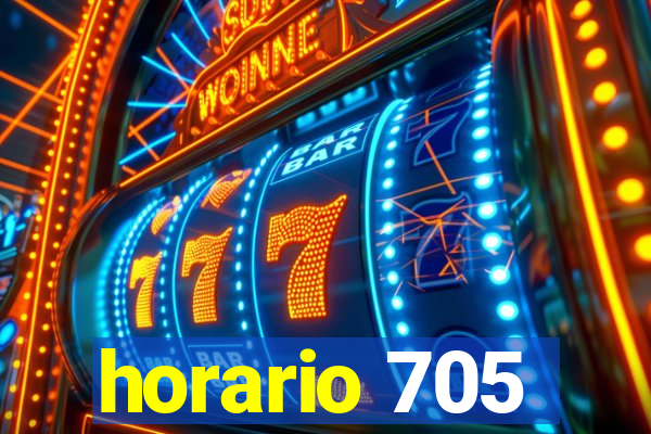 horario 705