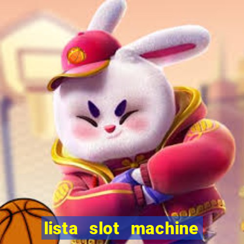 lista slot machine da bar