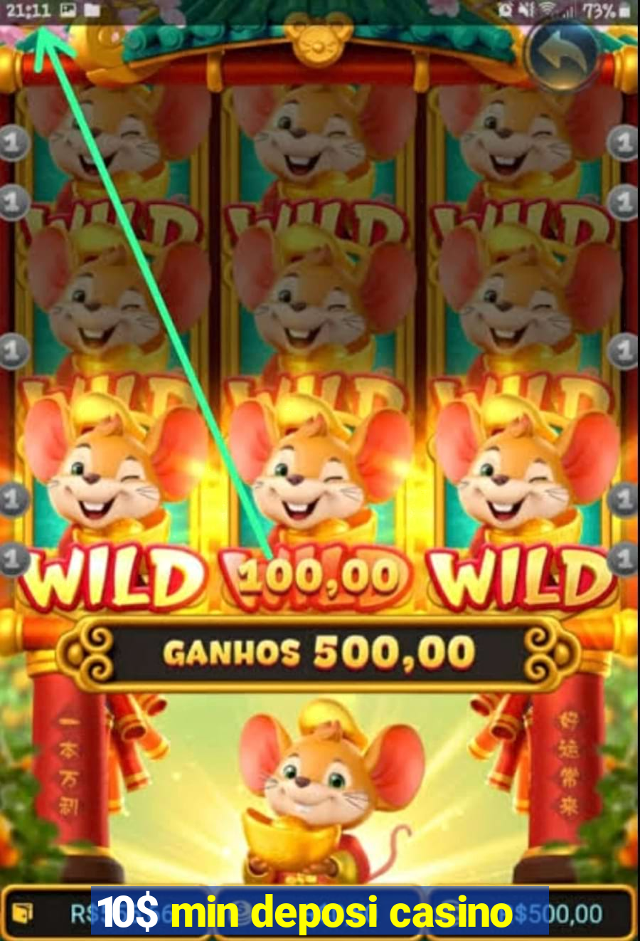 10$ min deposi casino