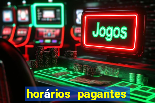 horários pagantes pg soft