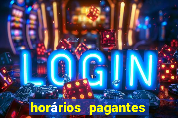 horários pagantes pg soft