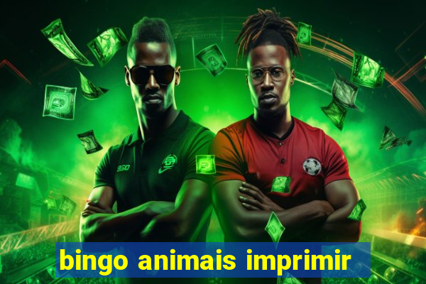 bingo animais imprimir