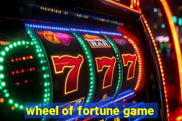 wheel of fortune game