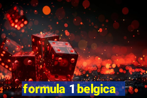 formula 1 belgica