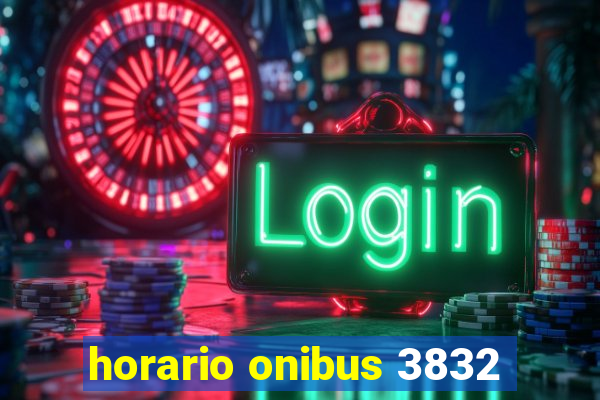 horario onibus 3832