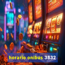 horario onibus 3832