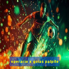 operario x goias palpite