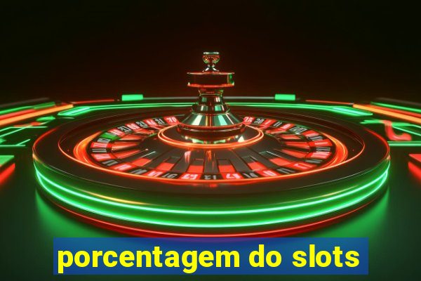 porcentagem do slots