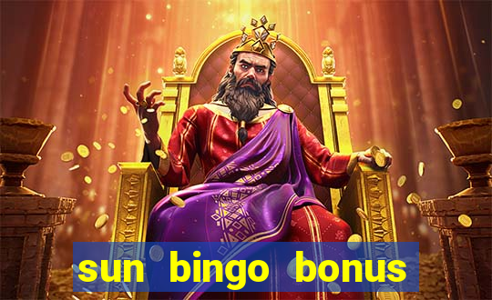 sun bingo bonus terms and conditions