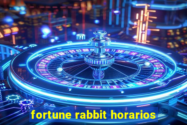 fortune rabbit horarios