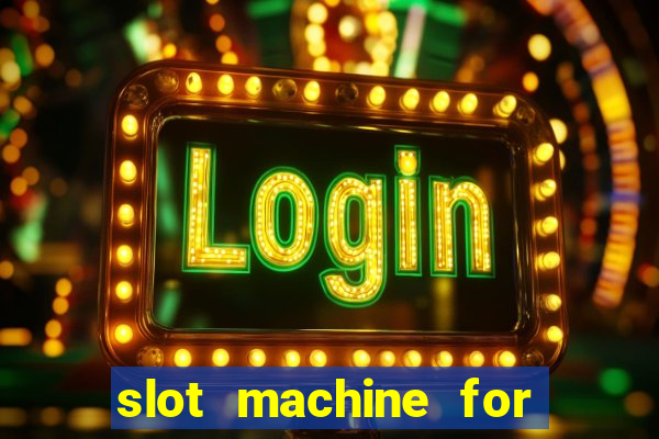 slot machine for home bar