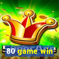 80 game win