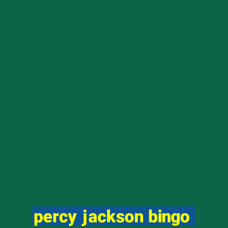 percy jackson bingo