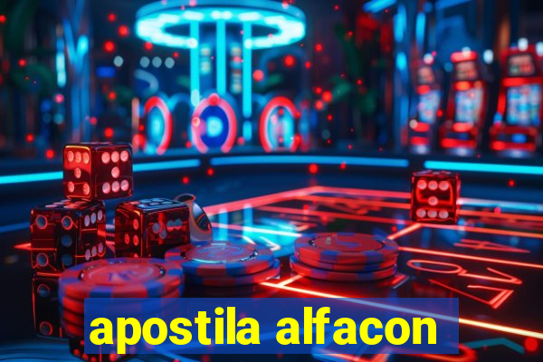 apostila alfacon