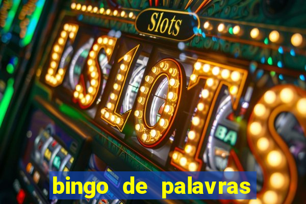 bingo de palavras cha de bebe