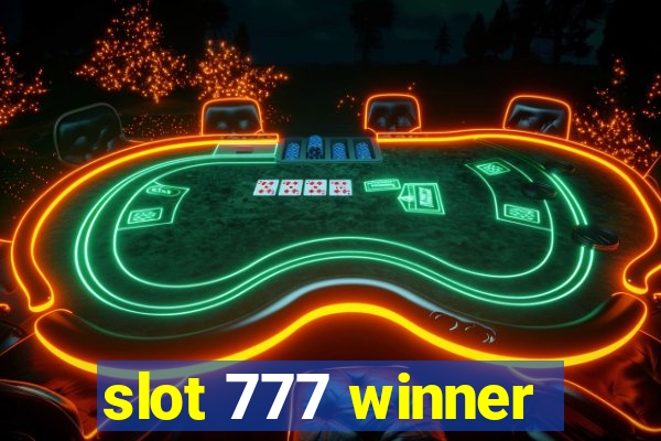 slot 777 winner