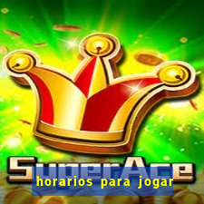 horarios para jogar fortune mouse