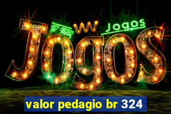 valor pedagio br 324