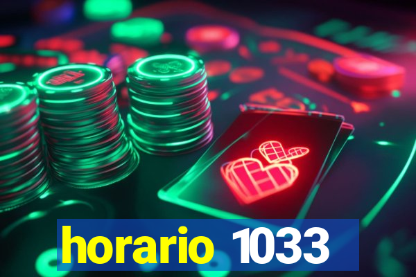 horario 1033