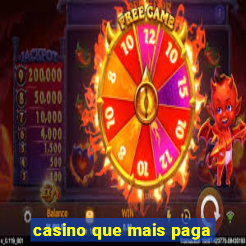 casino que mais paga