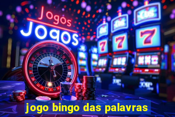 jogo bingo das palavras