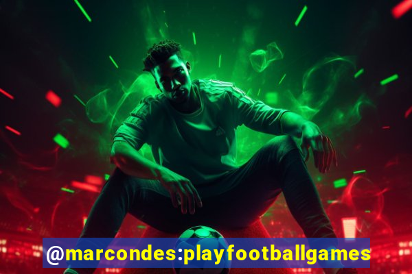 @marcondes:playfootballgames bingo football