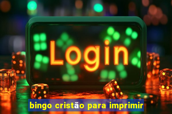 bingo cristão para imprimir