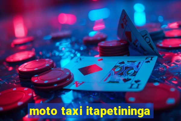 moto taxi itapetininga