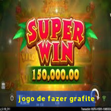 jogo de fazer grafite