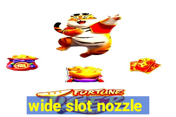 wide slot nozzle