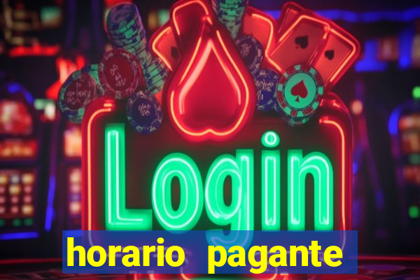 horario pagante fortune tiger hoje