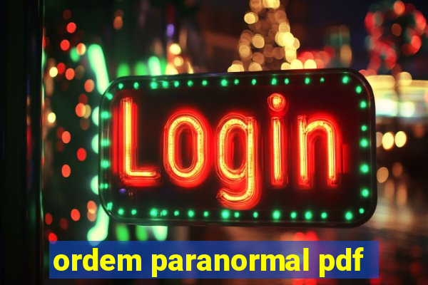 ordem paranormal pdf