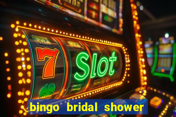 bingo bridal shower games free printables