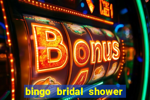 bingo bridal shower games free printables