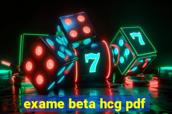 exame beta hcg pdf